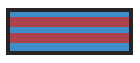 ID Sheet Tape, Striped - Blue/Red