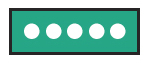 ID Sheet Tape, Patterned - White Dots on Emerald Green