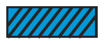 ID Sheet Tape, Diagonal Striped - Blue/Black