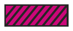 ID Sheet Tape, Diagonal Striped - Rubine/Black