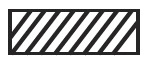 ID Sheet Tape, Diagonal Striped - White/Black