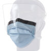 Precept® FluidGard® 160 Anti-Fog Surgical Mask with Anti-Glare Shield - Surgical Mask, Blue Diamond, 25/Box, 100/Case