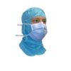 Precept® Legionnaire Surgical Hood - Universal, Blue, Legionnaire Surgical Hood w/ Tape Closure, SMS, 50/Bag, 100/Case